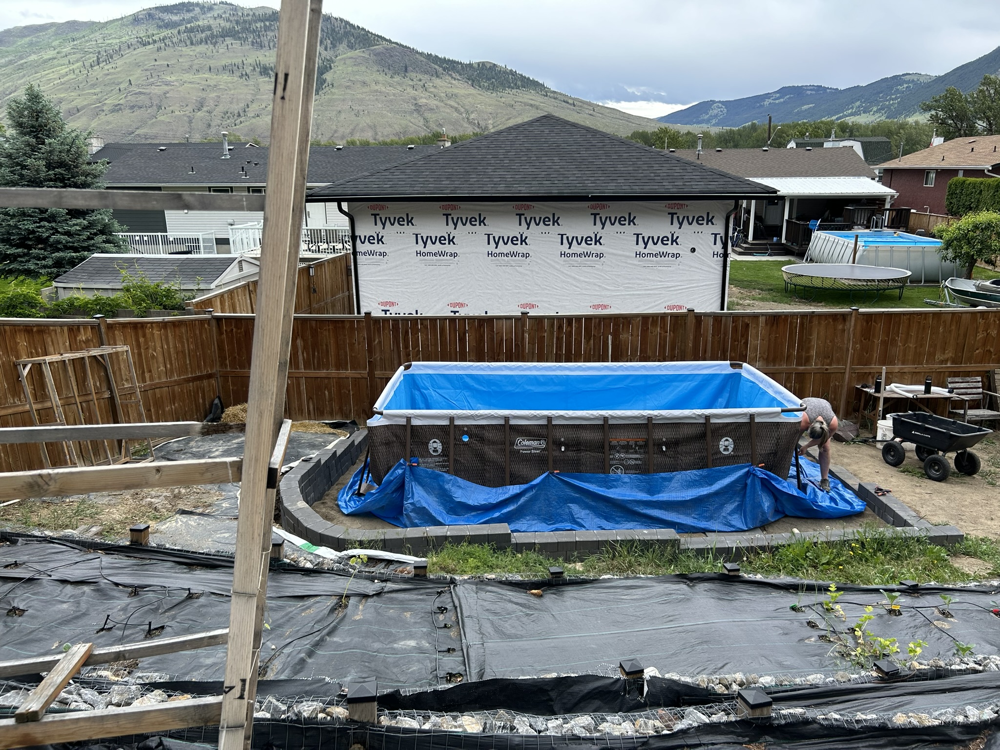 Coleman Pool Setup – JK Building The Dream